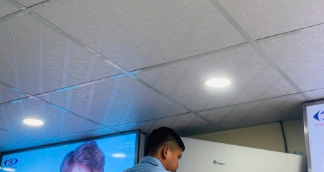 Bảo trì hệ thống máy lạnh Phòng khám đa khoa Ái Nghĩa